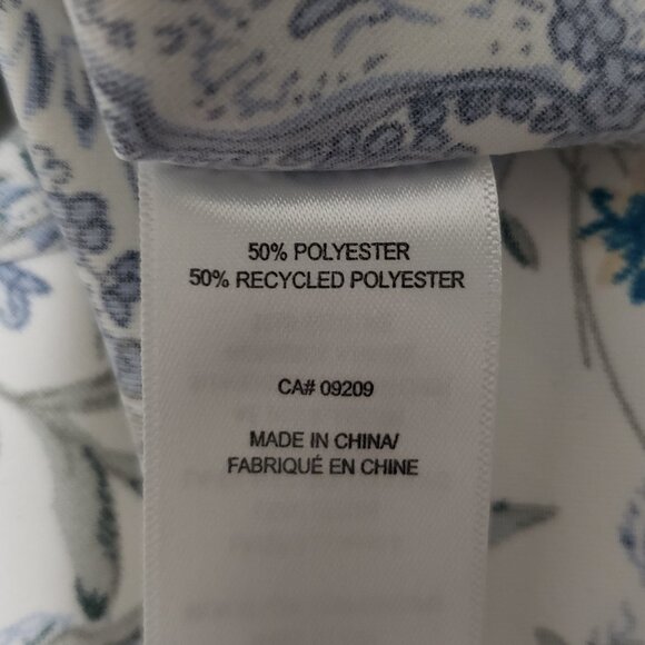 NEW CLEO Sleeveless Floral Paisley Collared Blouse - Picture 7 of 9